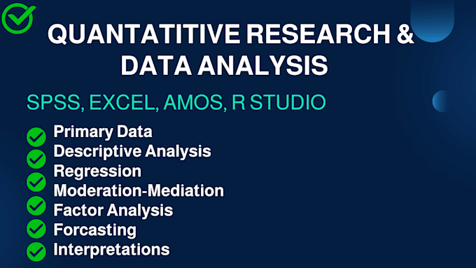 quantitative research and data analysis