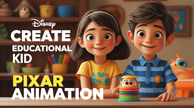 create educational children animation 3d disney pixar animation
