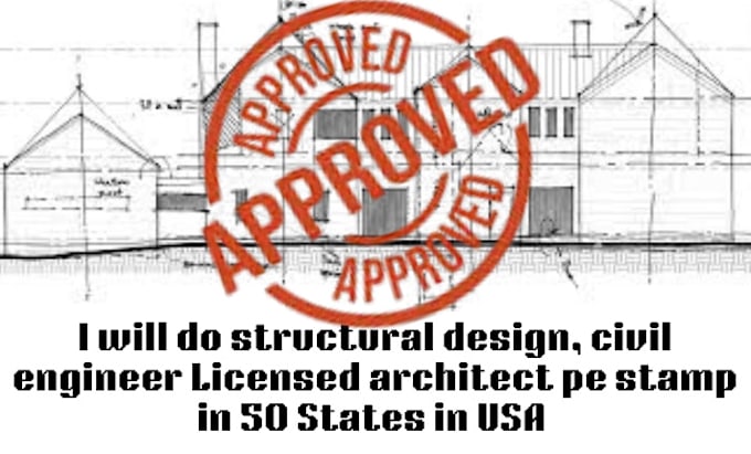 Do architecture structure, mep drawings city permits pe stamp in new ...