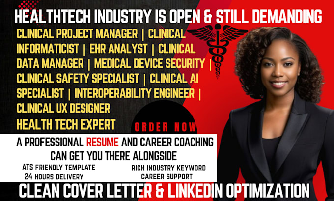 write clinical project manager, informaticist healthtech resume