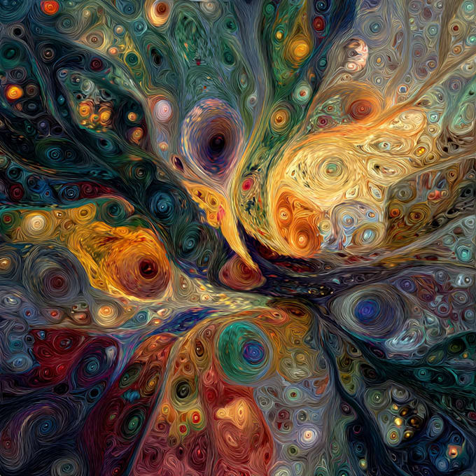 Paint digital professional abstract art by Seabotse | Fiverr