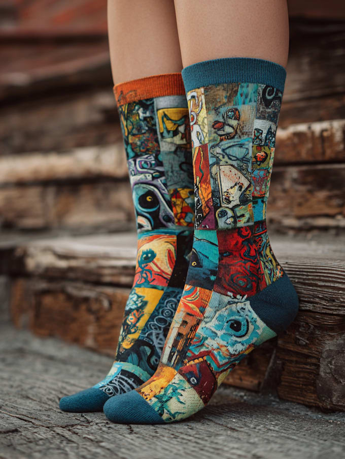 design unique socks design for your brand