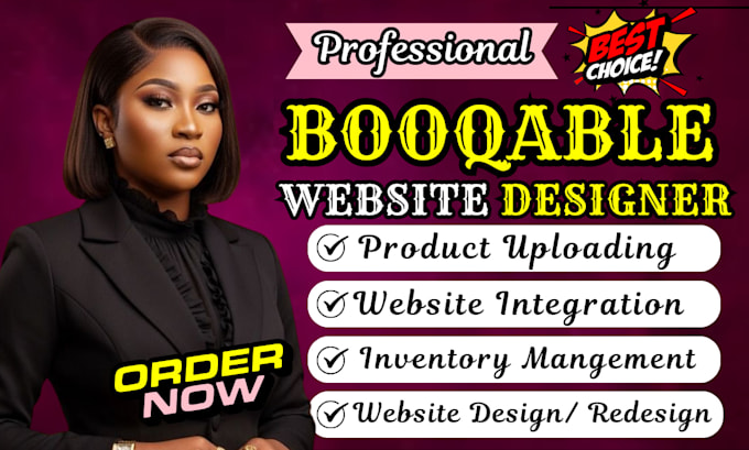 build a professional booqable rental website with SEO and online booking