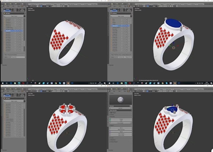 model custom bracelet, nose ring, leg chain, belt buckle, neck lace for 3d print