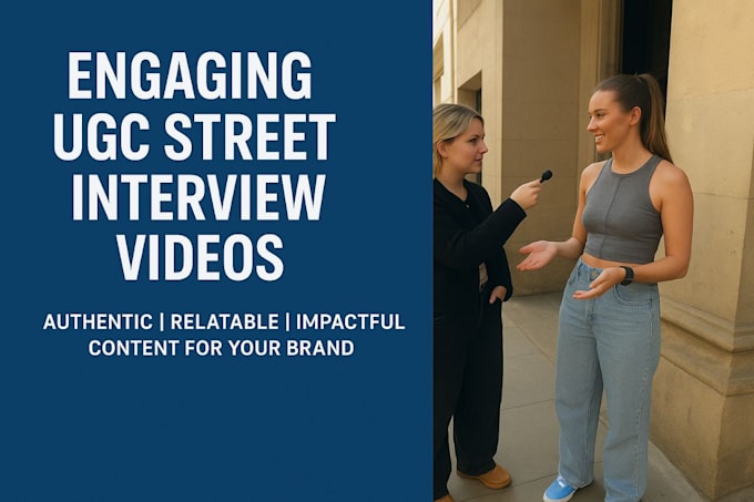 do street interview ugc video ads, street interview content, interview ads