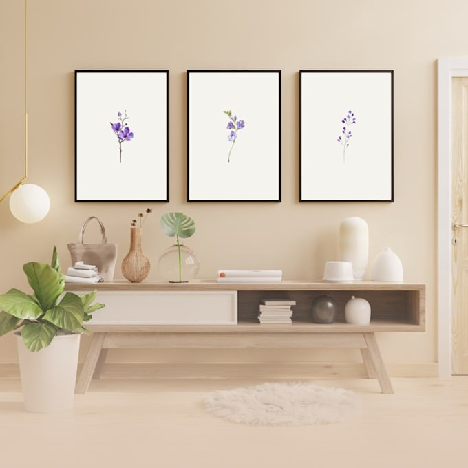 design a printable wall art bundle with quotes
