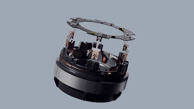 create 3d automotive animation and mechanical product video