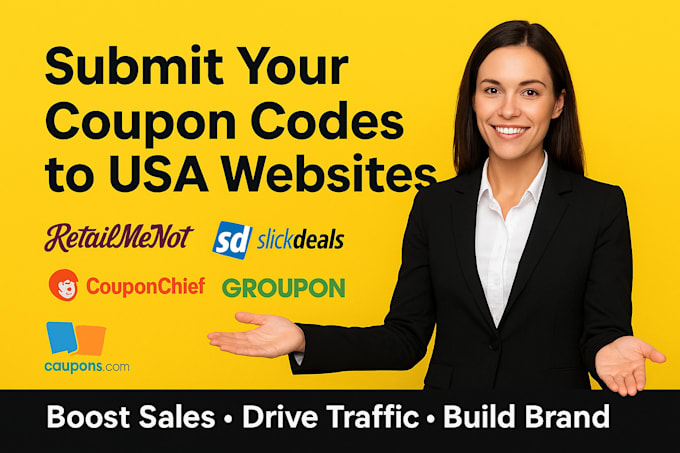 manually submit your coupon codes to USA deal websites