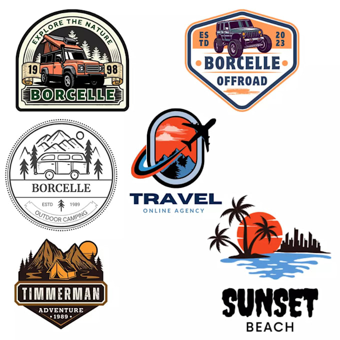 design custom travel logo design