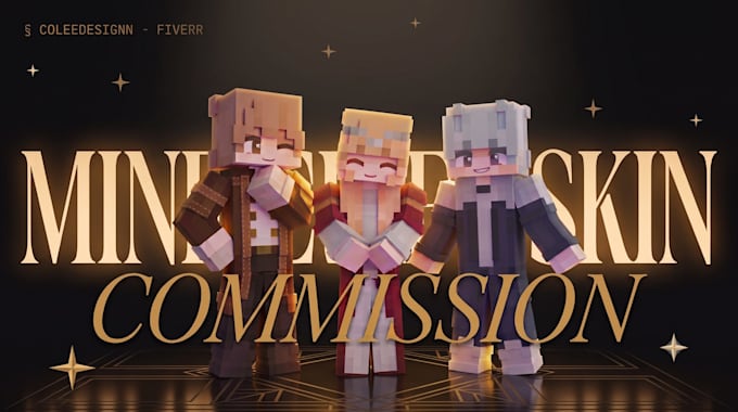 make custom HD minecraft skin design that shows your unique style