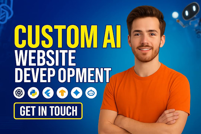 build custom ai website with full stack frontend and backend development