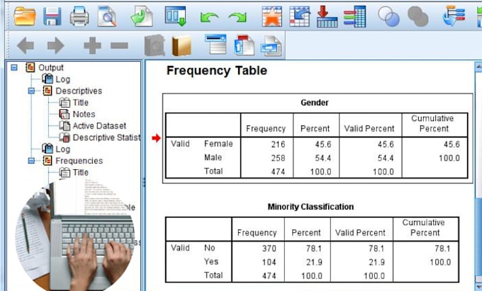 do statical data analysis,report by spss ,stata , excel,r studio smart pls