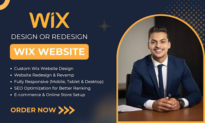 create a modern, responsive wix website