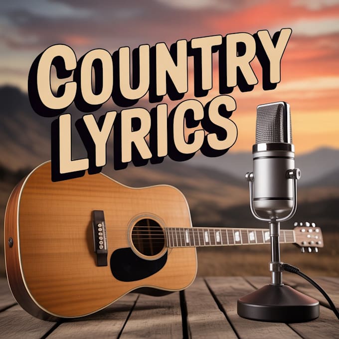 create professional country music video with lyrics