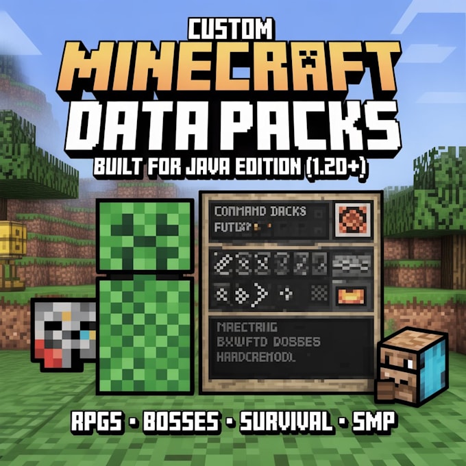 build unique minecraft data packs tailored to your ideas