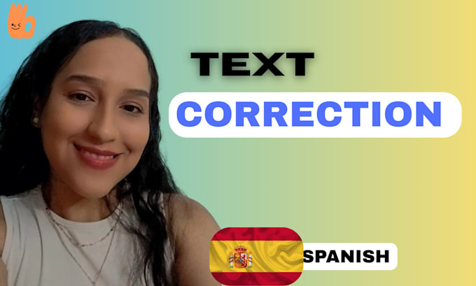 review and correct texts in native spanish