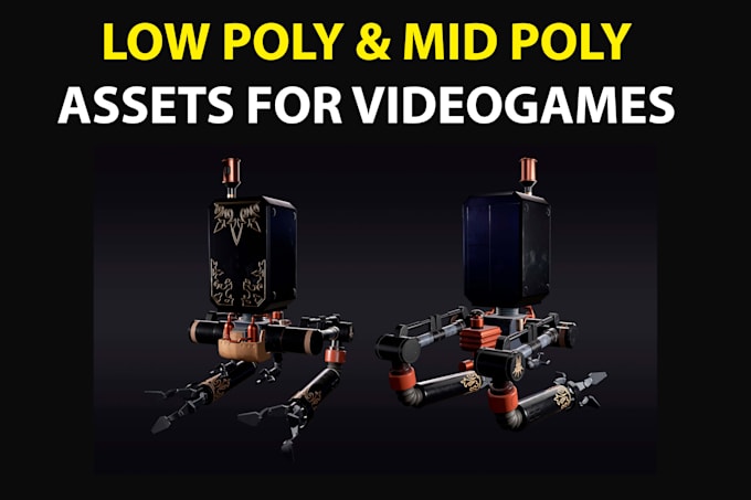 do low poly and mid poly 3d assets