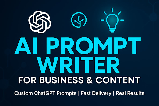 create powerful chatgpt prompts for business, content, or design