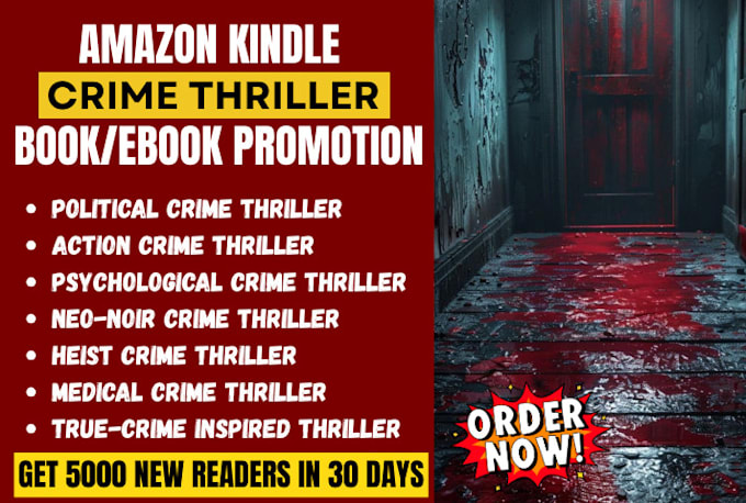 do amazon kindle book promotion, crime thriller ebook marketing, KDP book SEO