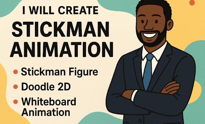 create stickman figure doodle animation 2d anime