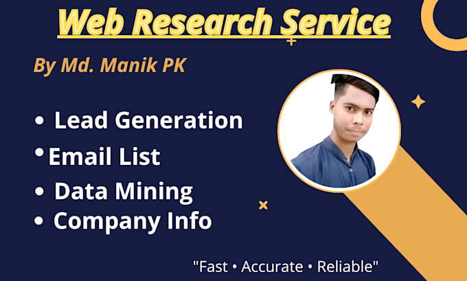 do professional web and market research