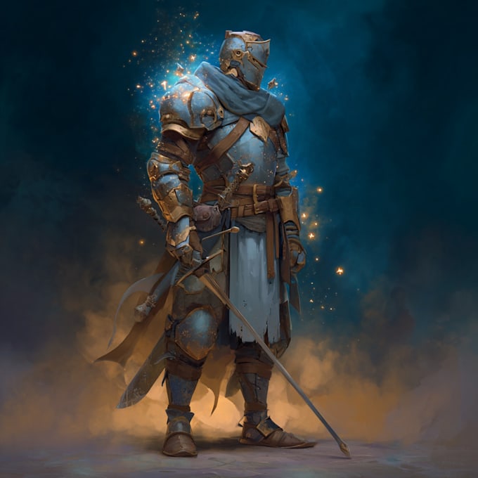 create epic dnd character art for campaigns