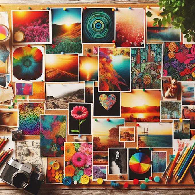 make an mood , boards, concept board
