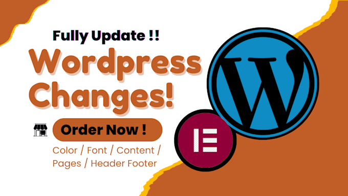 update edit customize and fix your wordpress website