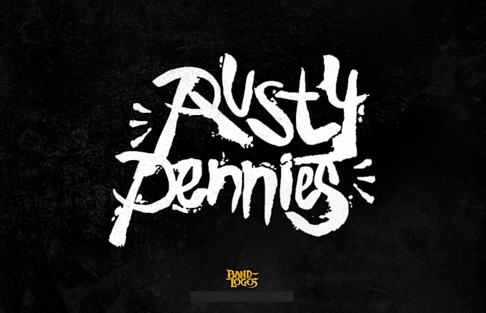 make a festival style metal logo