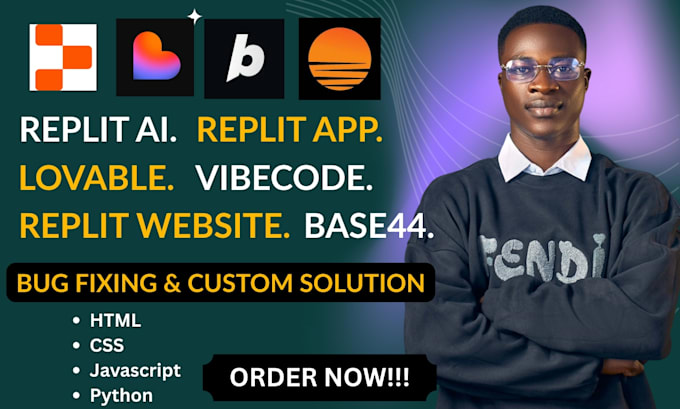 build replit web app, fix bugs or coding project with HTML,CSS,javascript python