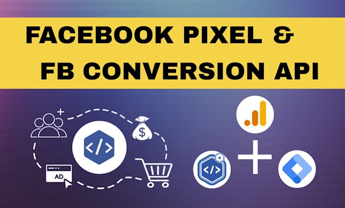 setup facebook pixel conversion API ga4 ecommerce tracking