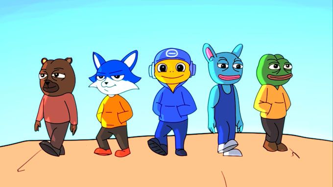 do 2d character animation for you