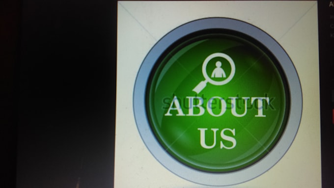 write your bio, about us, or homepage