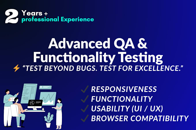 do functional testing for your websites or apps