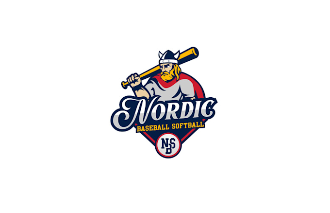 design nordic baseball softball council logo