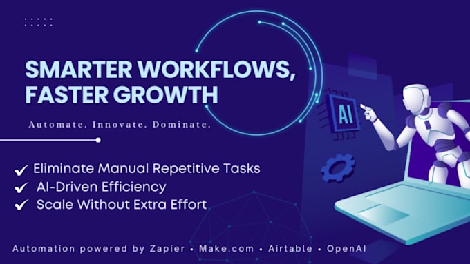 complete ai automation with n8n, make, airtable, chatgpt