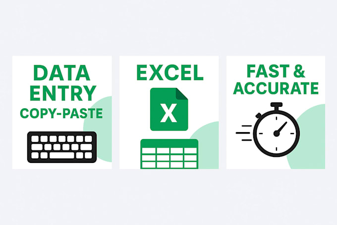 Copy paste excel data entry by Syedsultan843 | Fiverr