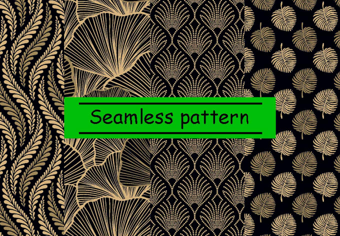do seamless pattern design for you in vector file