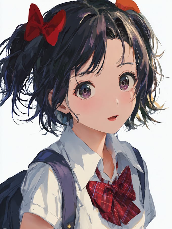 draw anime art, original character