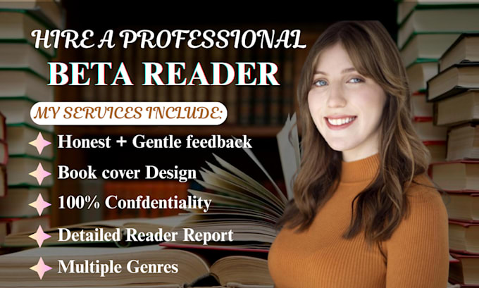 beta read your book, story, manuscript with honest feedback