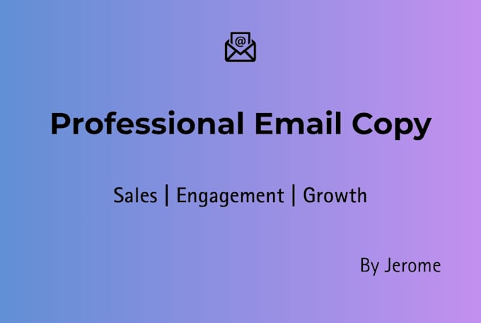 write persuasive email copy that sells