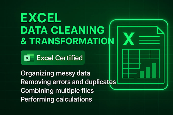 clean and transform your data in excel