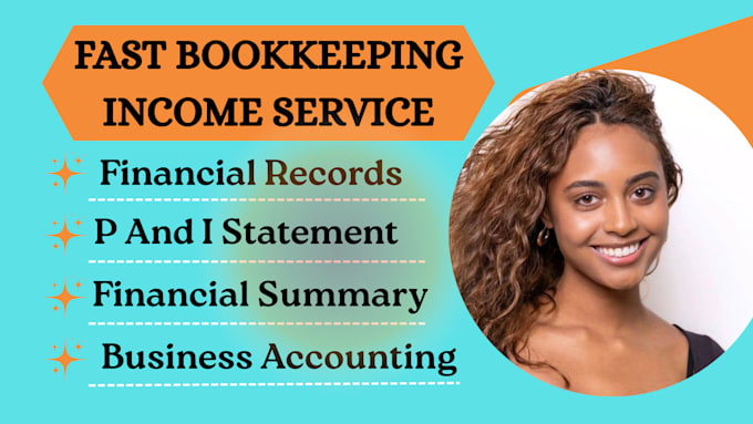 summarize financial records into monthly statement for small business