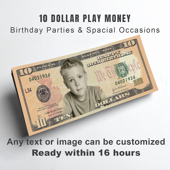add your image on 10 dollar bill