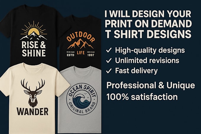 design custom pod t shirts for spreadshirt redbubble amazon and more
