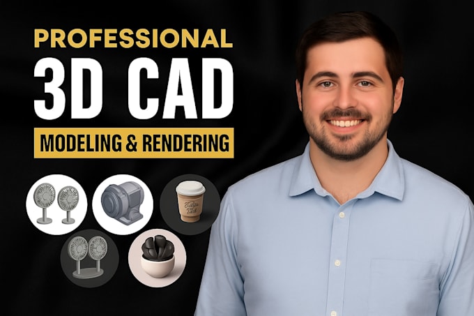 do 3d cad design, 3d cad modeling, product rendering, industrial product design