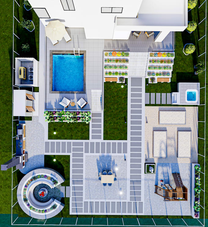 design and render your landscape design