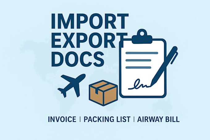prepare your import and export documents