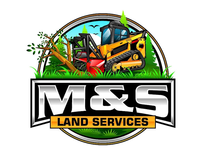 design professional forestry mulching logo