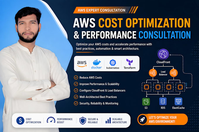 optimize your AWS costs and configure cloudfront and load balancers
